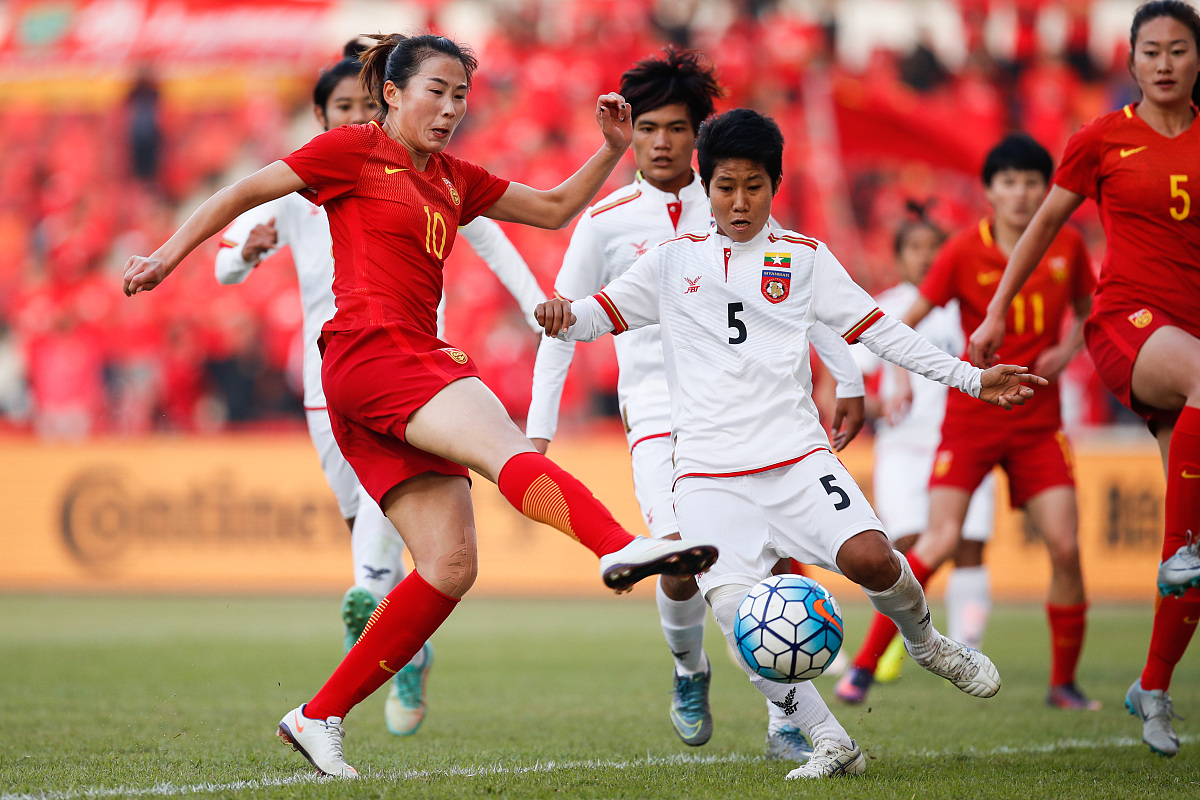 女足国家队备战决赛，全员状态佳备战